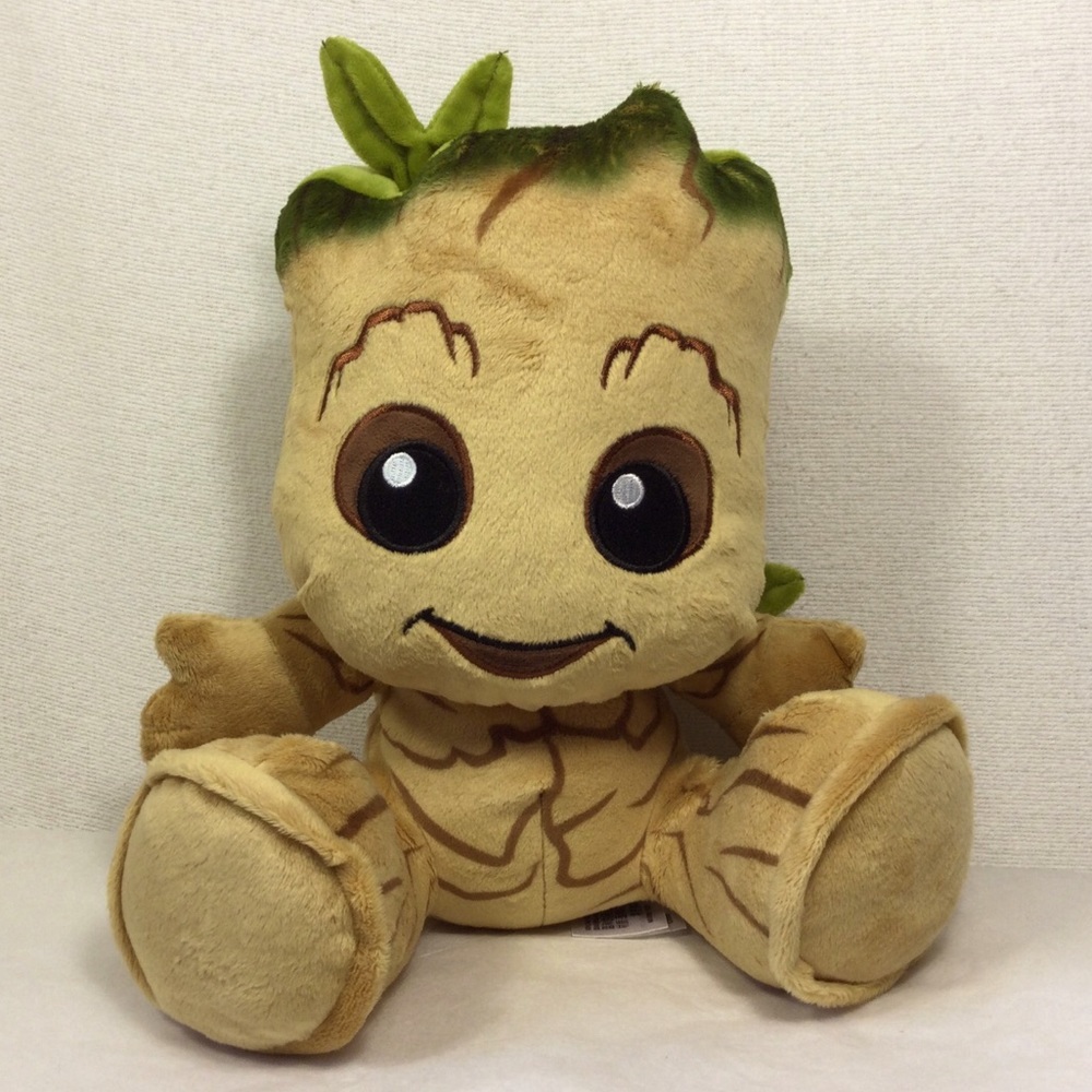 Disney Parks 10” Big Feet Baby Groot Stuffed Plush